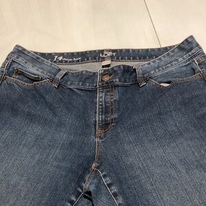 Ann Taylor loft, curvy boot jeans
